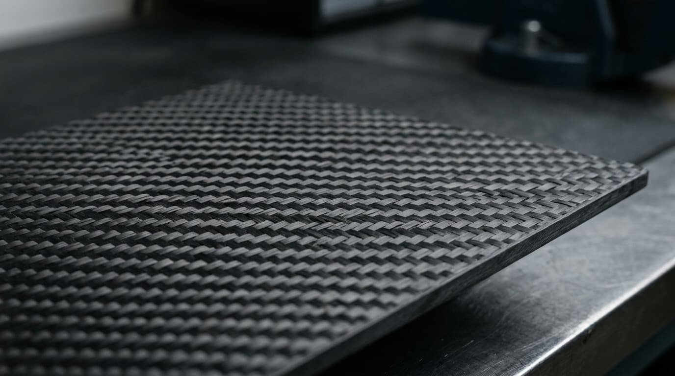 Karbon fiber panel prototip yuzeyi